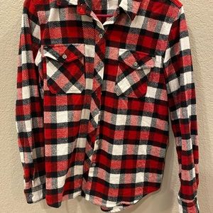 Red, black & white flannel